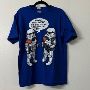Star Wars Blue T-Shirt with Stormtrooper Graphic
